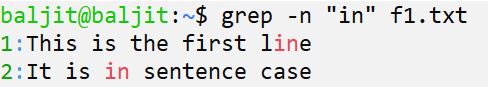 grep linux command