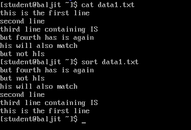 how to Use sort command in linux?