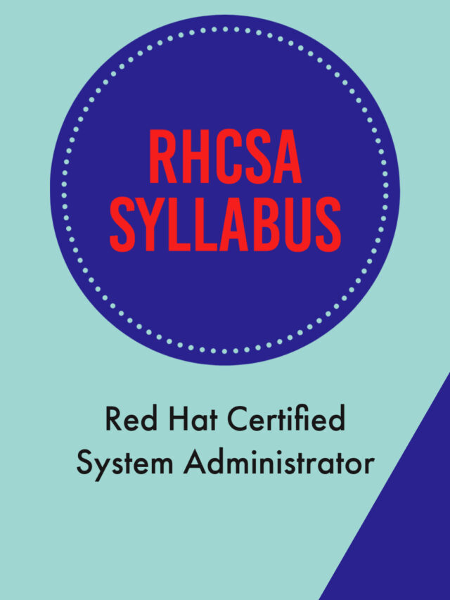 RHCSA Syllabus